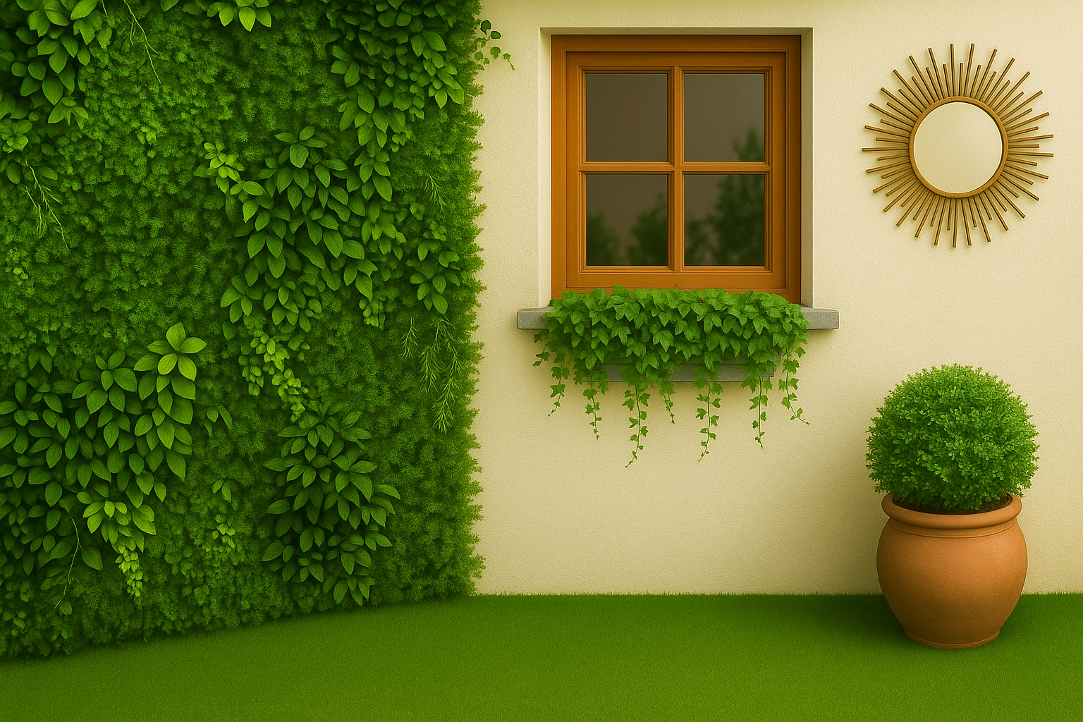Go Green in Style: Artificial Grass & Vertical Gardens for Modern Decor