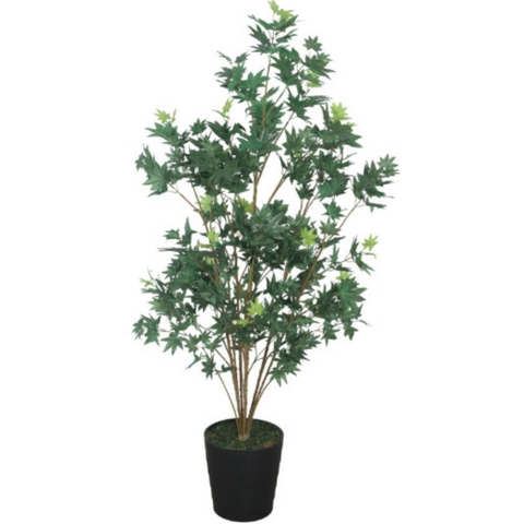 De Gardenia Japanese Maple Green – 150 cm Tall Artificial Plant | Lifelike Faux Indoor & Outdoor Décor Without Pot