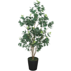 De Gardenia Japanese Maple Green – 150 cm Tall Artificial Plant | Lifelike Faux Indoor & Outdoor Décor Without Pot