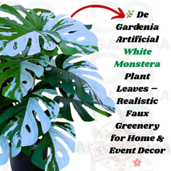 De Gardenia Artificial Money Plant – 78 cm Tall Faux Green Plant with Pot | Lifelike Palm Leaves Monstera for Home, Office & Indoor Decoration