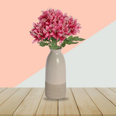 De Gardenia Artificial Lily Flowers – 40 cm Realistic Faux Floral Stems for Home & Office Décor | Pot Not Included