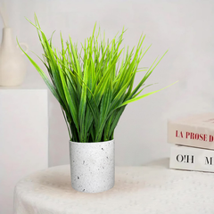 De Gardenia Artificial Rubber Plant – Small Faux Potted Plant for Tabletop, Home, Bathroom & Office Décor | Indoor Decorative Greenery