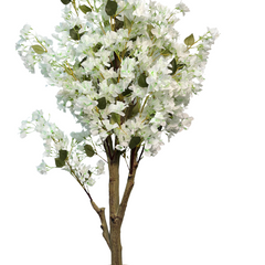 De Gardenia Artificial Bougainvillea Tree – 5.7 Feet Tall | Faux Flowering Tree with Pink Blooms for Home, Balcony & Office Décor | Indoor Outdoor UV Resistant Decorative Plant Without Pot