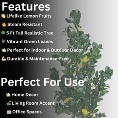 De Gardenia Natural Olive Silk Tree – 5.4 Feet Tall Lifelike Faux Green Olive Plant for Home, Office & Indoor Décor | Realistic Artificial Tree with Slender Trunk & Dense Leaves