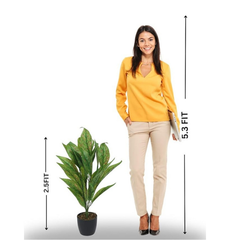 De Gardenia Artificial Palm Monstera Leaves – Large Faux Tropical Turtle Leaves for Outdoor & Indoor Decoration | UV Resistant | Imitation Greenery