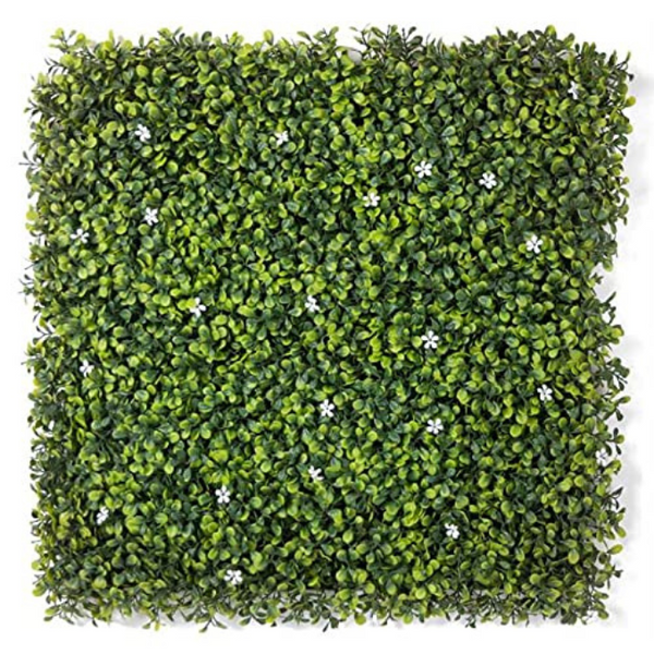 De Gardenia 50x50 cm Artificial Greenery Wall Panel – Lush Faux Vertical Garden Mat for Wall, Balcony & Home Décor