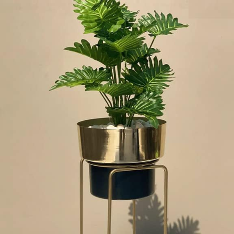 De Gardenia Xanadu 18 Leaves – 65 cm Tall Artificial Plant | Lifelike Faux Indoor & Outdoor Décor Without Pot