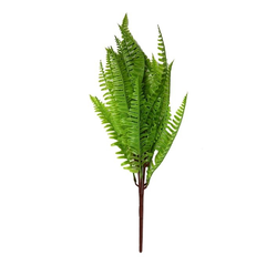 De Gardenia Artificial Bush – Small Decorative Faux Green Plant for Tabletop, Home & Office | Without Pot | Pack of 1