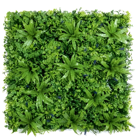 De Gardenia 100x100cm Artificial Greenery Wall Panel – Lush Faux Vertical Garden Mat for Wall, Balcony, Fence & Home Décor