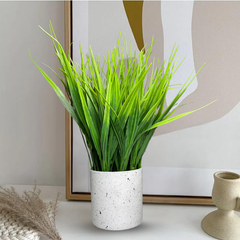 De Gardenia Artificial Rubber Plant – Small Faux Potted Plant for Tabletop, Home, Bathroom & Office Décor | Indoor Decorative Greenery