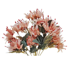 De Gardenia Artificial Lily Flowers – 40 cm Faux Floral Stems for Table, Home & Office Décor | Realistic Craft Flowers for Gifting – Pot Not Included