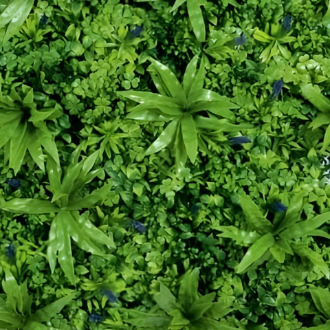 De Gardenia 100x100cm Artificial Greenery Wall Panel – Lush Faux Vertical Garden Mat for Wall, Balcony, Fence & Home Décor