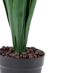 De Gardenia Artificial Yucca Plant – 75 cm Tall Faux Green Plant for Indoor & Outdoor Décor | Lifelike Maintenance-Free Decorative Plant | Pot Not Included