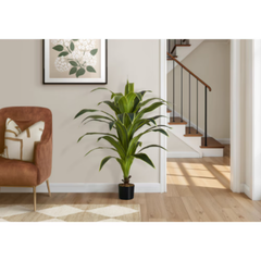 De Gardenia Dracaena White – 150 cm Tall Artificial Plant Without Pot | Lifelike Faux Decorative Greenery for Home & Office