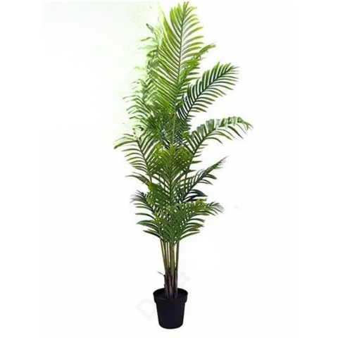 De Gardenia Areca Palm – 145 cm Tall Artificial Plant Without Pot | Lifelike Faux Tropical Greenery for Home & Office Décor