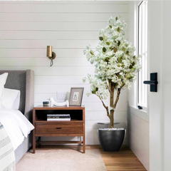 De Gardenia Artificial Bougainvillea Tree – 5.7 Feet Tall | Faux Flowering Tree with Pink Blooms for Home, Balcony & Office Décor | Indoor Outdoor UV Resistant Decorative Plant Without Pot