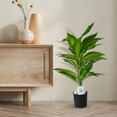 De Gardenia Artificial Palm Plant Leaves – Faux Turtle Leaf & Monstera | Large Tropical Fake Leaves for Outdoor UV-Resistant Décor | Imitation Leaf Decorations for Garden, Balcony & Events