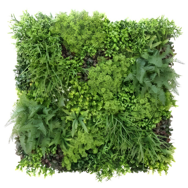 De Gardenia 100x100cm Artificial Greenery Wall Panel – Lush Faux Vertical Garden Mat for Wall, Balcony, Fence & Indoor-Outdoor Décor