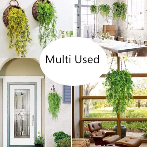 De Gardenia Artificial Vines | Faux Greenery Garland with Willow Leaves | Hanging Ivy Trailing Plant for Home, Office & Holiday Decoration