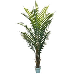 De Gardenia Soga Leaf X4 – 190 cm Tall Artificial Plant Without Pot | Lifelike Faux Tropical Greenery for Home & Office Décor