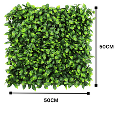 De Gardenia 50x50 cm Artificial Greenery Wall Panel – Lush Faux Vertical Garden Mat for Wall, Balcony & Home Décor