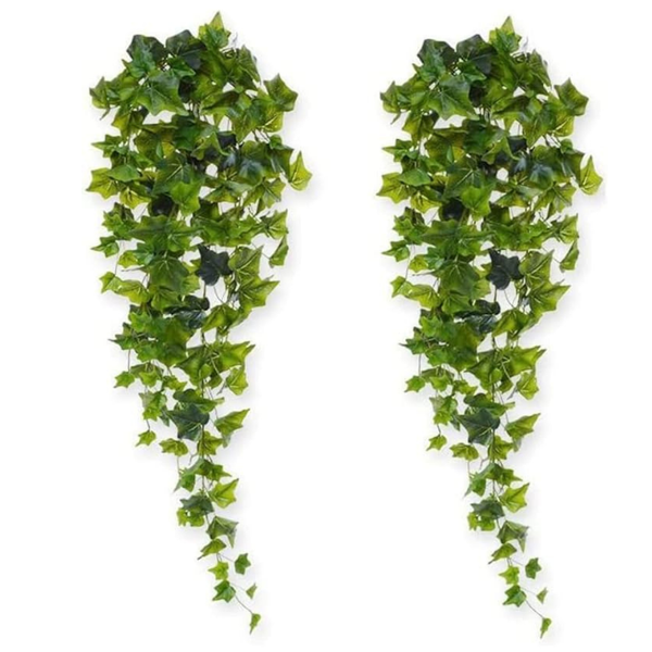 De Gardenia Artificial Vines | Faux Greenery Garland with Willow Leaves | Hanging Ivy Trailing Plant for Home, Office & Holiday Decoration