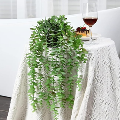 De Gardenia Artificial Hanging Vines – Realistic Willow Leaf Faux Greenery Garland for Home, Office & Festive Décor