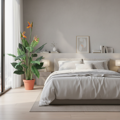 De Gardenia 150cm Artificial Bird of Paradise Plant – 5ft Tall Faux Indoor Plant Without Pot for Home, Office & Event Décor