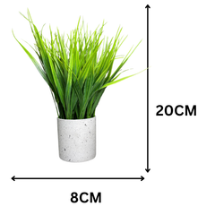 De Gardenia Artificial Rubber Plant – Small Faux Potted Plant for Tabletop, Home, Bathroom & Office Décor | Indoor Decorative Greenery