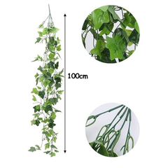 De Gardenia Artificial Vines | Faux Greenery Garland with Willow Leaves | Hanging Ivy Trailing Plant for Home, Office & Holiday Decoration