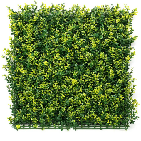 De Gardenia 50x50 cm Artificial Greenery Wall Panel – Lush Faux Vertical Garden Mat for Wall, Balcony & Home Décor