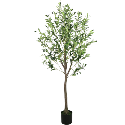 De Gardenia 150cm Artificial Olive Tree Without Pot – Lifelike Faux Indoor Plant for Home, Office & Mediterranean Décor