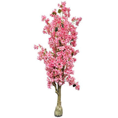 De Gardenia Artificial Bougainvillea Tree – 5.7 Feet Tall | Faux Flowering Tree with Pink Blooms for Home, Balcony & Office Décor | Indoor Outdoor UV Resistant Decorative Plant Without Pot