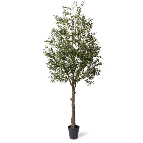 De Gardenia Olive Tree – 300 cm Tall Artificial Plant with Pot | Lifelike Faux Indoor & Outdoor Décor