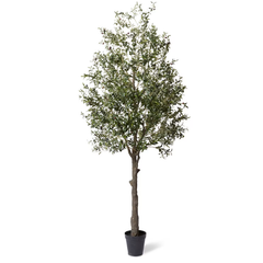 De Gardenia Olive Tree – 300 cm Tall Artificial Plant with Pot | Lifelike Faux Indoor & Outdoor Décor