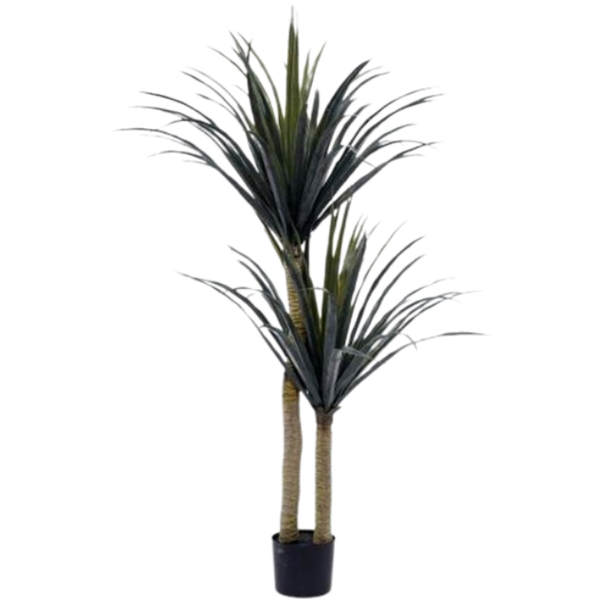 De Gardenia Yucca Cactus X2 – 105 cm Tall Artificial Plant | Lifelike Faux Indoor & Outdoor Décor