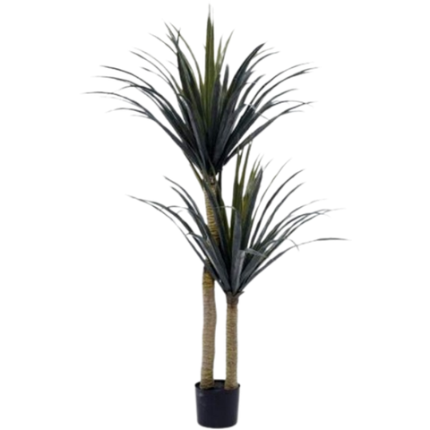 De Gardenia Yucca Cactus X2 – 105 cm Tall Artificial Plant | Lifelike Faux Indoor & Outdoor Décor