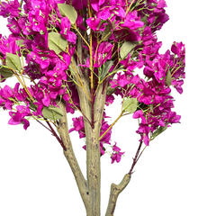 De Gardenia Artificial Bougainvillea Tree – 5.7 Feet Tall | Faux Flowering Tree with Pink Blooms for Home, Balcony & Office Décor | Indoor Outdoor UV Resistant Decorative Plant Without Pot