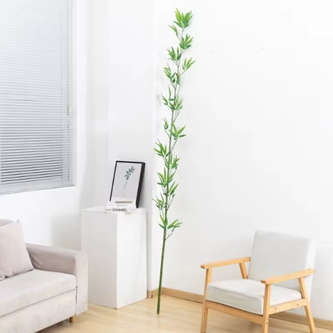 De Gardenia Big Semi Natural Bamboo Stick – 300 cm Tall | Lifelike Faux Indoor & Outdoor Décor
