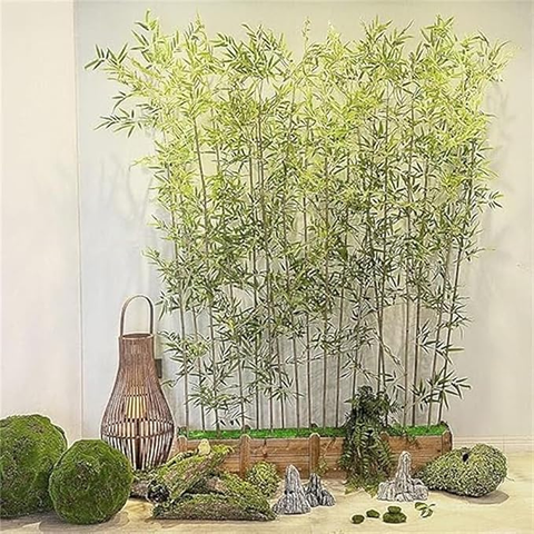 De Gardenia HM Semi Natural Bamboo – 300 cm Tall Artificial Plant | Lifelike Faux Indoor & Outdoor Décor Without Pot