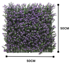 De Gardenia 50x50 cm Artificial Greenery Wall Panel – Lush Faux Vertical Garden Mat for Wall, Balcony & Home Décor