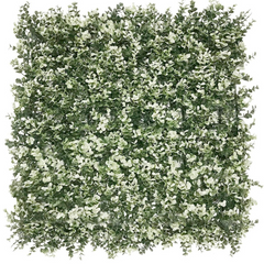 De Gardenia 50x50 cm Artificial Greenery Wall Panel – Lush Faux Vertical Garden Mat for Wall, Balcony & Home Décor