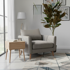 De Gardenia Rubber Leaves Mix – 95 cm Tall Artificial Plant | Lifelike Faux Indoor & Outdoor Décor Without Pot