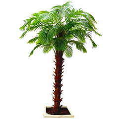 De Gardenia Artificial Date Palm – 285 cm Tall Faux Palm Tree Without Pot | Lifelike Tropical Indoor & Outdoor Greenery