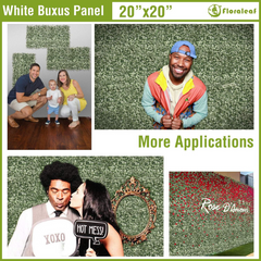 De Gardenia 50x50 cm Artificial Greenery Wall Panel – Lush Faux Vertical Garden Mat for Wall, Balcony & Home Décor