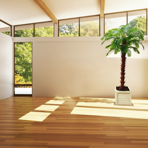 De Gardenia Artificial Date Palm – 285 cm Tall Faux Palm Tree Without Pot | Lifelike Tropical Indoor & Outdoor Greenery