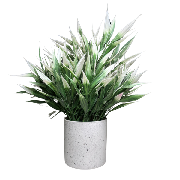 De Gardenia Artificial Rubber Plant – Small Faux Potted Plant for Tabletop, Home, Bathroom & Office Décor | Indoor Decorative Greenery