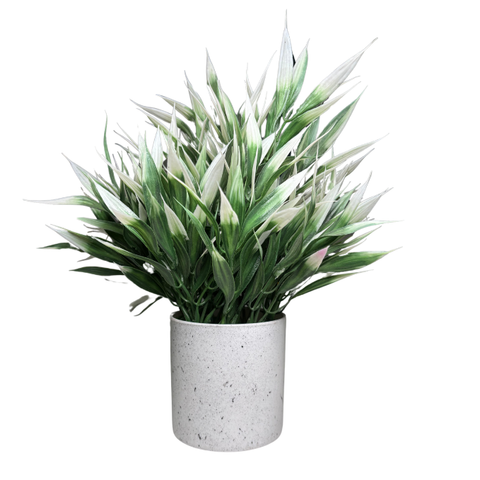 De Gardenia Artificial Rubber Plant – Small Faux Potted Plant for Tabletop, Home, Bathroom & Office Décor | Indoor Decorative Greenery