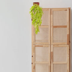 De Gardenia Artificial Hanging Plant with Basket – Realistic Green Leaves & Creepers for Home, Living Room & Wall Decoration