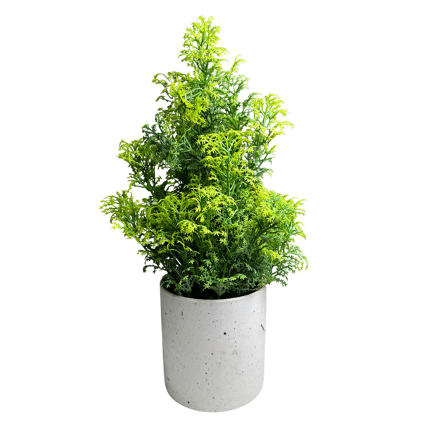 De Gardenia Artificial Rubber Plant – Small Faux Potted Plant for Tabletop, Home, Bathroom & Office Décor | Indoor Decorative Greenery